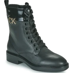 Calvin Klein Jeans - RUBBER SOLE COMBAT BOOT W/HW