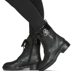 Calvin Klein Jeans - RUBBER SOLE COMBAT BOOT W/HW