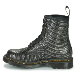 Dr. Martens - 1460 GUNMETAL WILD CROC EMBOSS
