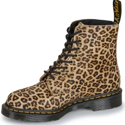 Dr. Martens - 1460 Pascal Light Tan Mini Leopard Spot Hair On