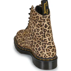 Dr. Martens - 1460 Pascal Light Tan Mini Leopard Spot Hair On