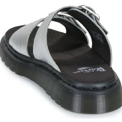 Dr. Martens - Josef Slide Silver Metallic Tumble