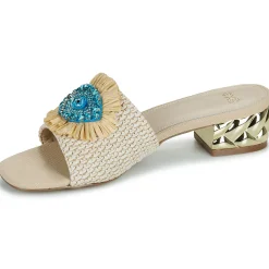 Exé Shoes - KATY-424-RAFFIA-BEIGE