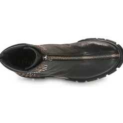 Fru.it - 8340-953-GLOVE-NERO-BROCHIE-MULTICOLOR