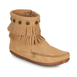 Minnetonka - DOUBLE FRINGE SIDE ZIP BOOT
