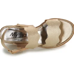 Myma - 7745MY02-SAND-TRUNCK-PLATIN=7745MYXX-CUIR-FOULONNE-TRUNK-PLATINE