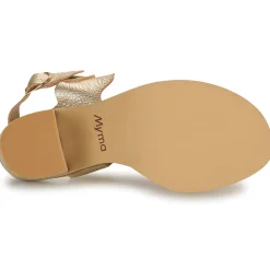 Myma - 7745MY02-SAND-TRUNCK-PLATIN=7745MYXX-CUIR-FOULONNE-TRUNK-PLATINE