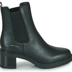 Tommy Hilfiger - ESSENTIAL MIDHEEL LEATHER BOOTIE