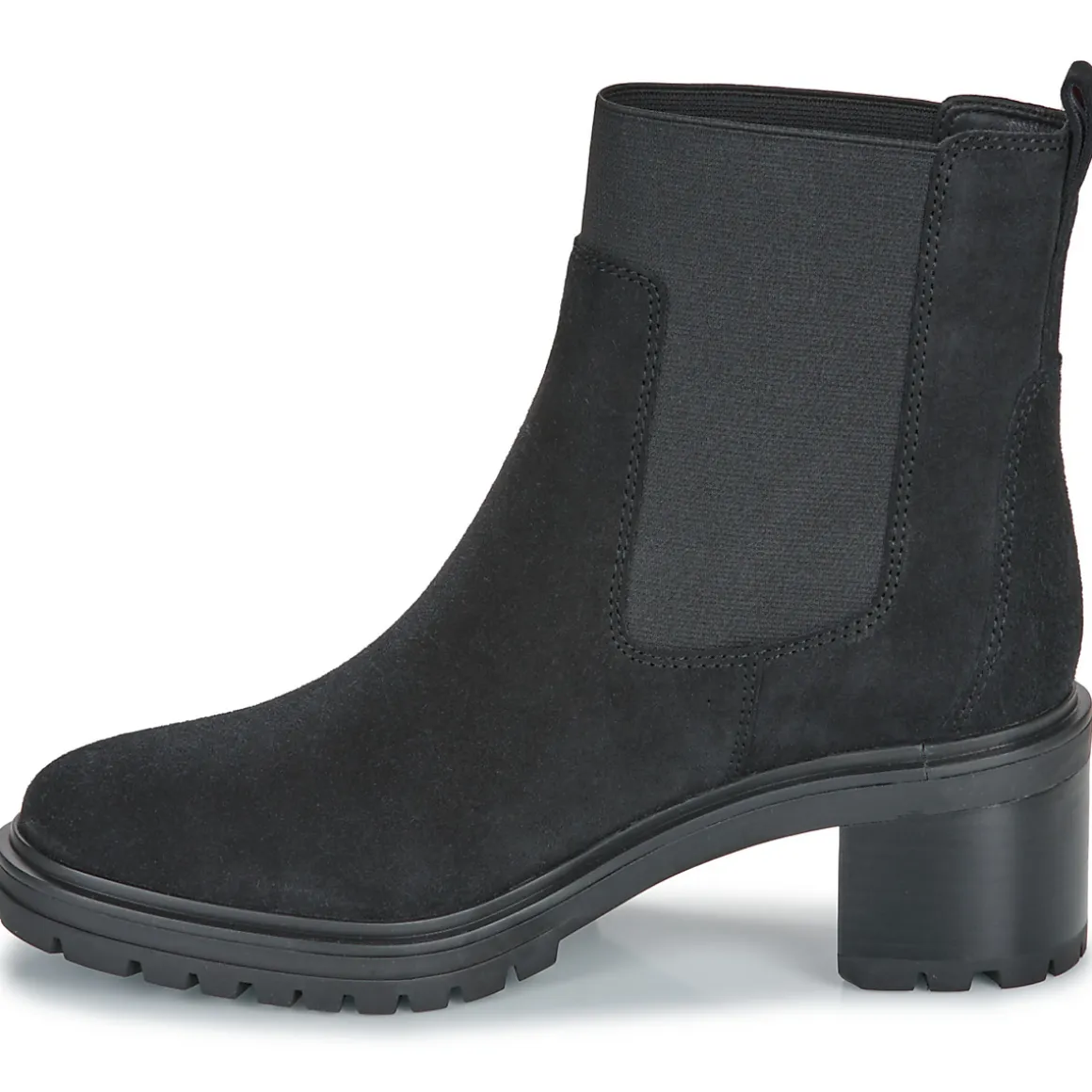 Tommy Hilfiger - FLAG MID HEEL SUEDE CHELSEA