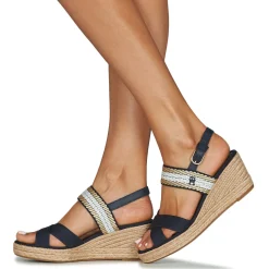 Tommy Hilfiger - GOLDEN WEBBING MID WEDGE