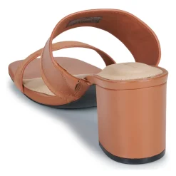 Tommy Hilfiger - LEATHER & SUEDE BLOCK HEEL MULE