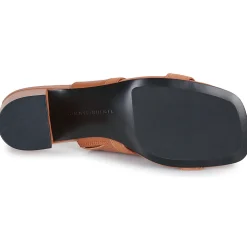 Tommy Hilfiger - LEATHER & SUEDE BLOCK HEEL MULE