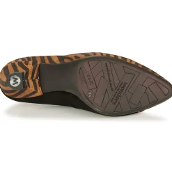 Wonders - I7601-ZEBRATO-CUERO-ANTE-NEGRO